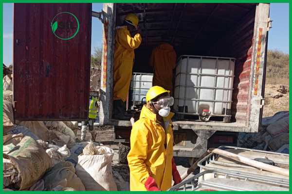 Industrial liquid waste collection